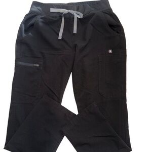 Figs Yola Black Small Petite Pants